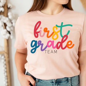 First Grade Team Shirt, First Grade Shirt, Back To School Shirt, First Day Of School Shirt, First Grade Teacher Shirt, Kindergarten Shirt