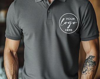 Custom Moisture-Wicking Polo Shirt, Personalized Performance Polo, Quick, Dry Golf Shirt, Breathable Sports Polo, Custom Work Shirt
