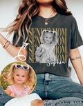 Custom Photo Senior Mom Shirt 2026, Personalized Class Of 2027 T-Shirt, Proud Senior Dad Gift, Senior Mom Graduation Shirts