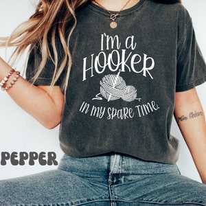 Funny Crochet Shirts, Crocheting Gifts, Knitting Gifts for Mom, Gift for Grandma, Knitting Shirts for Women, Knitter Gifts, Crocheter Outfit