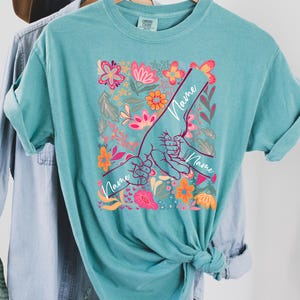 Comfort Colors Custom Mom And Daughter Shirt, Mothers Day 2026, Pinky Promise Shirt, My First Mother Day, Family Love Shirt, 1st Mothers Day afbeelding 10