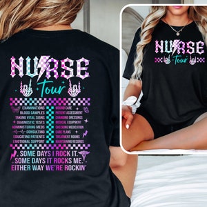 Nurse Tour Shirt, Nurse Shirt, Nurse Life Shirt, Gift For Nurse, Retro Nurse Shirt, Some Days I Rock It Shirt, Funny Nurse Shirt, Nurse Gift