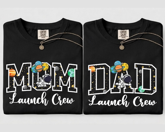 Comfort Colors First Birthday Space Family Shirts, Mama Dada Launch Crew Shirt, Astronaut Birthday Party Outfit, Space Family Shirt,