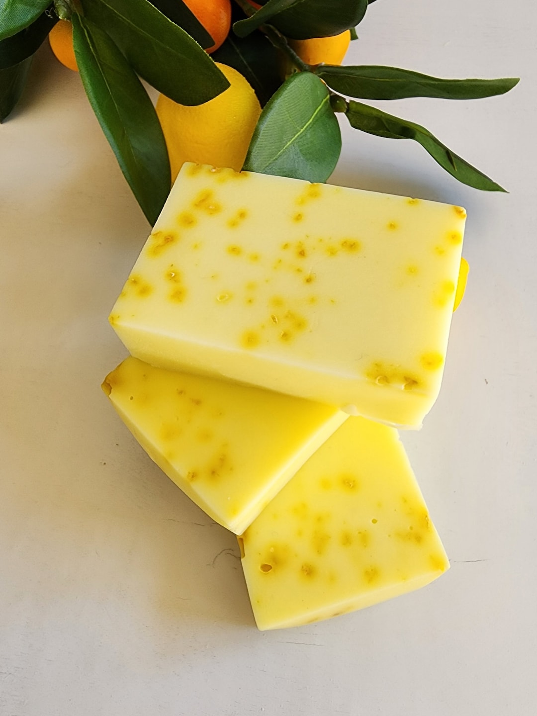 Lemon Soap Bar Lemon Zest Soap Lemon Party Favors Gift Handmade Soap