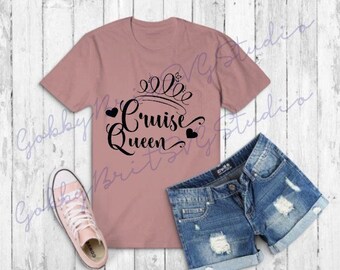 Cruise Queen SVG; PNG; Cut File