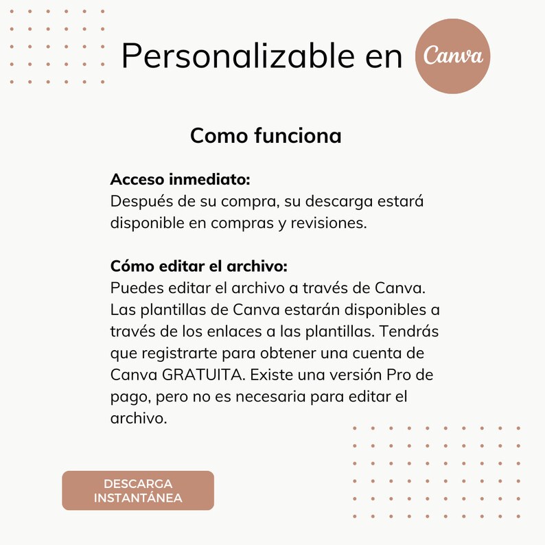 Waxing Care Card Template, Spanish Template, Editable Aftercare Card