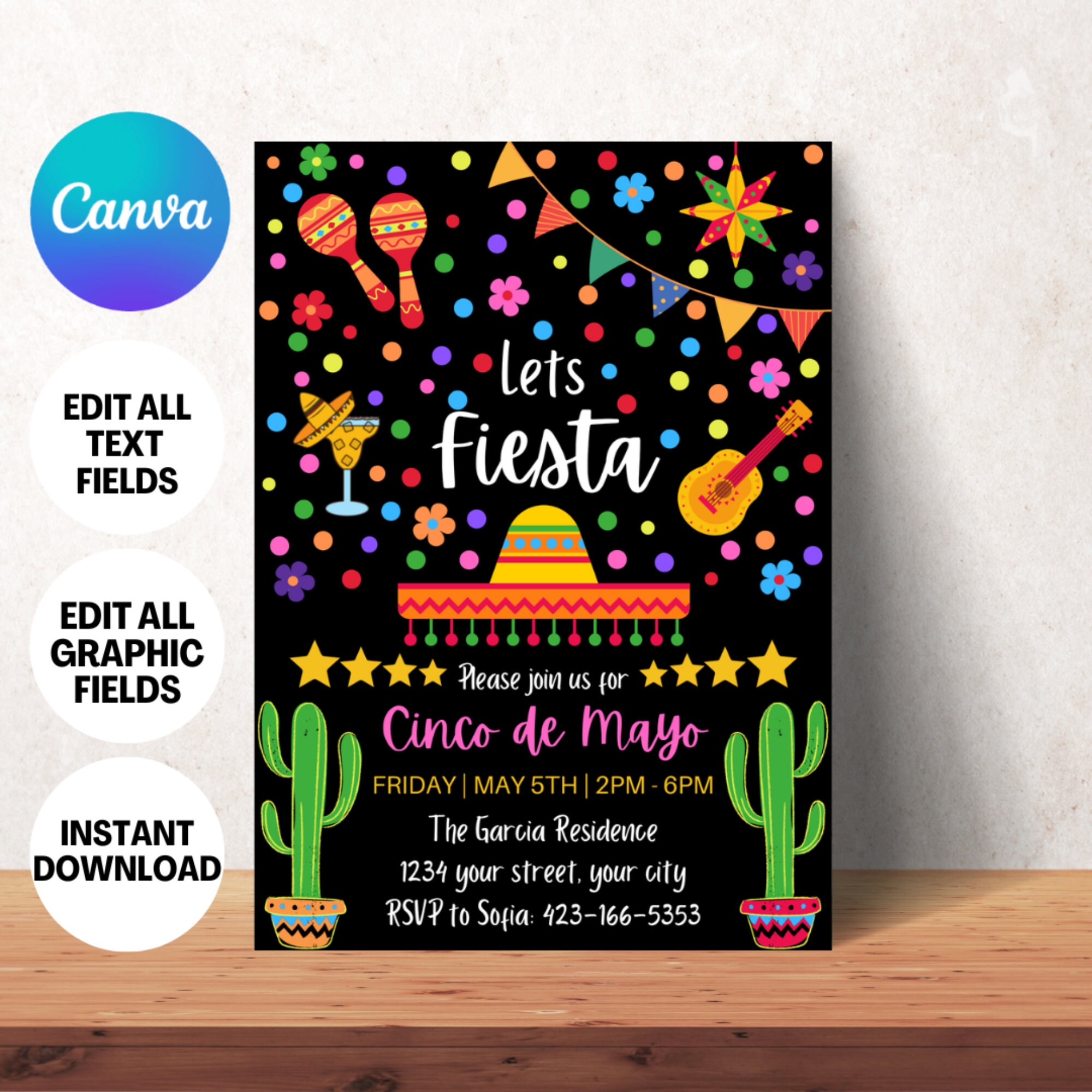 Cinco De Mayo Invite - Etsy