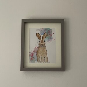 Original rabbit water colour