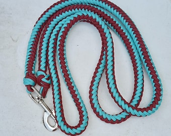 Handcrafted 6ft Paracord Horse Lead Rope: Customizable Tack