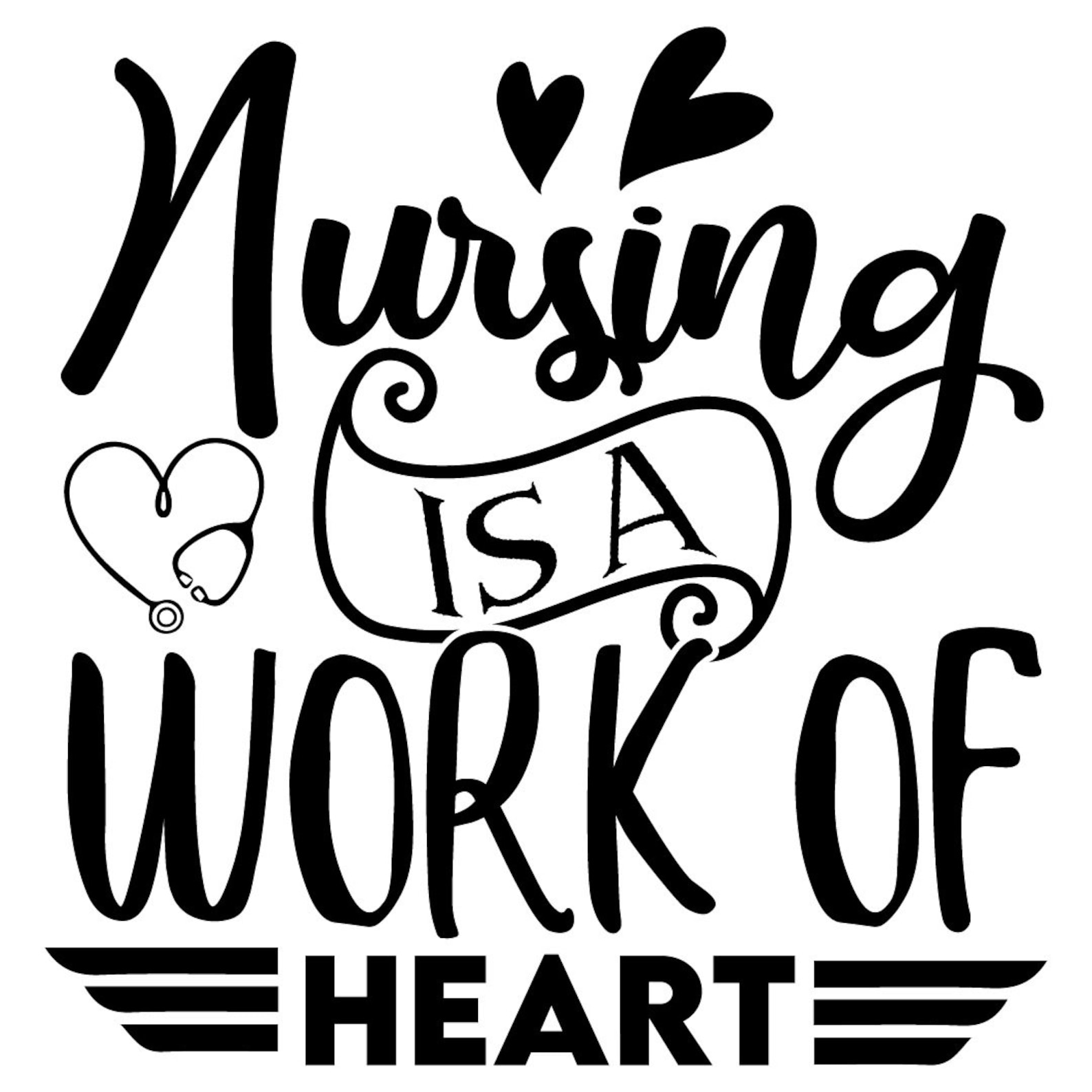 Nurse Vinyl Decal Nurse Quotes Vinyl Cutout Nurses Car Decals Etsy