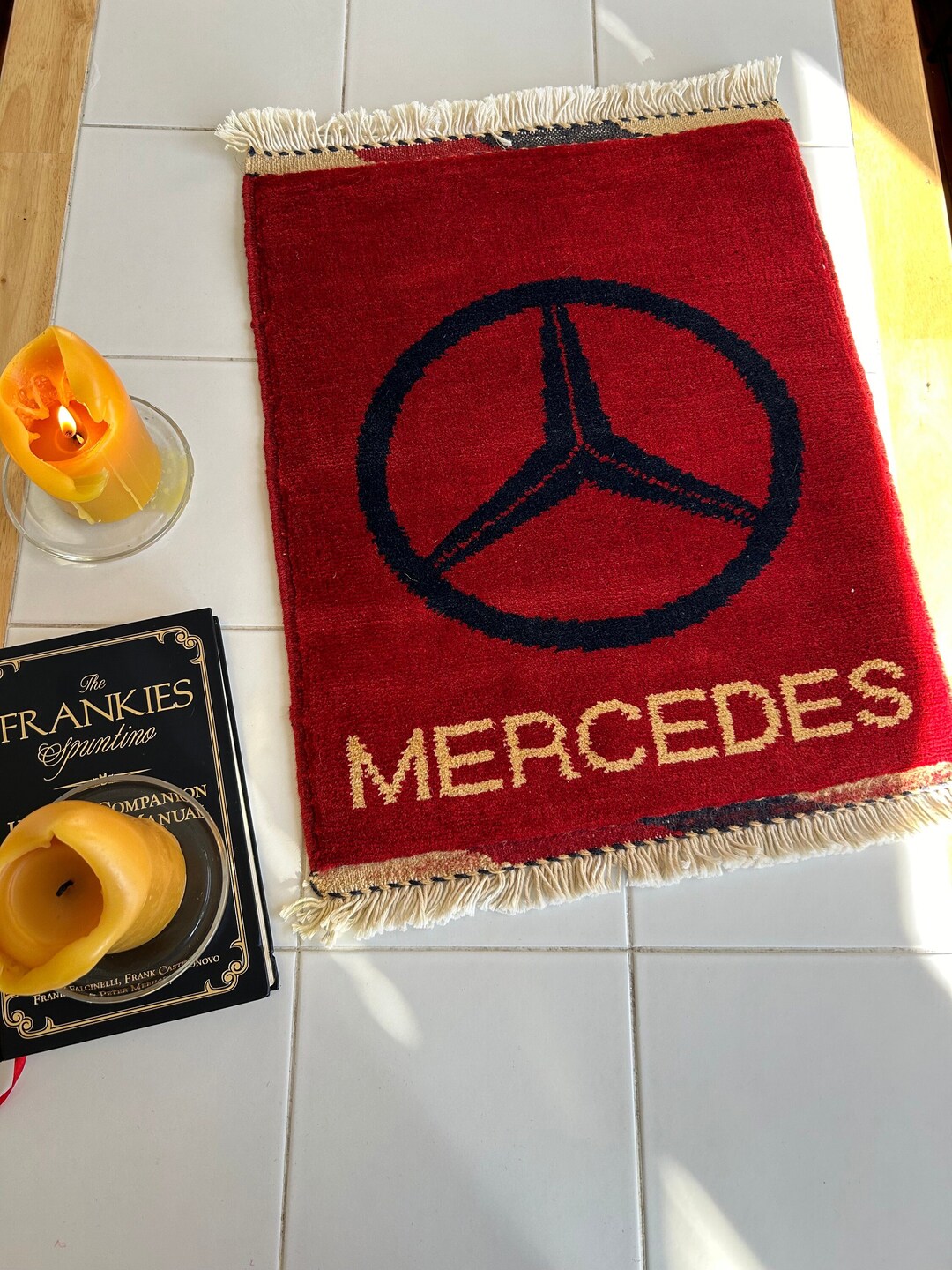 Mercedes Benz Handmade Rug - Etsy