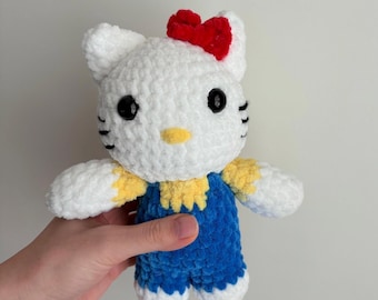 Crochet Hell0 Kitty Plush