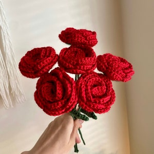 Crochet Roses Bouquet | Mother’s Day Gift | Crochet Flowers Bouquet