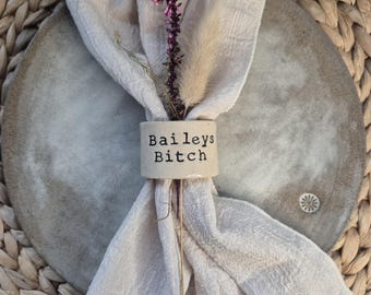 Cheeky, Rude Napkin Ring holders for Christmas Table Decor