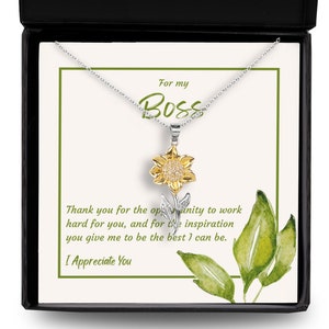 Jewelry gift for boss