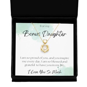 Jewelry Gift For Bonus Daughter Sunflower Bonus Daughter Jewelry Heart Necklace Gift For Bonus Daughter Necklace Valentines Day Galentines