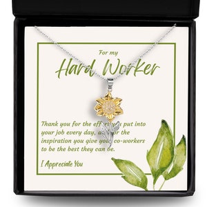 Jewelry gift for employee necklace
