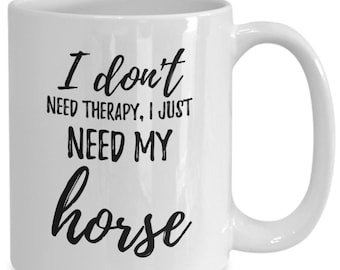 Horse Lover Mug, Gift For Horse Lover, Horse Therapy, Horse Riding, Occupational Therapy, Horse Girl, Horseback Riding