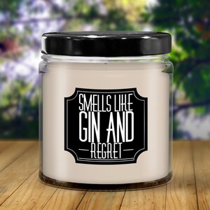 Smells Like Gin and Regret Candle, Will And Grace, Beverly Leslie, Karen Walker, Leslie Jordan, Will And Grace Gifting, Gin And Tonic