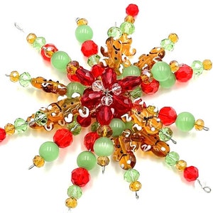 Snowflake Ornament set of 3-Gingerbread Man