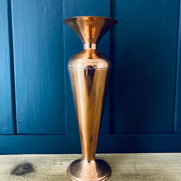 Vintage copper vase
