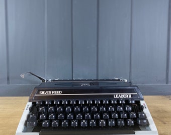 Sliver reed leader ll typewriter