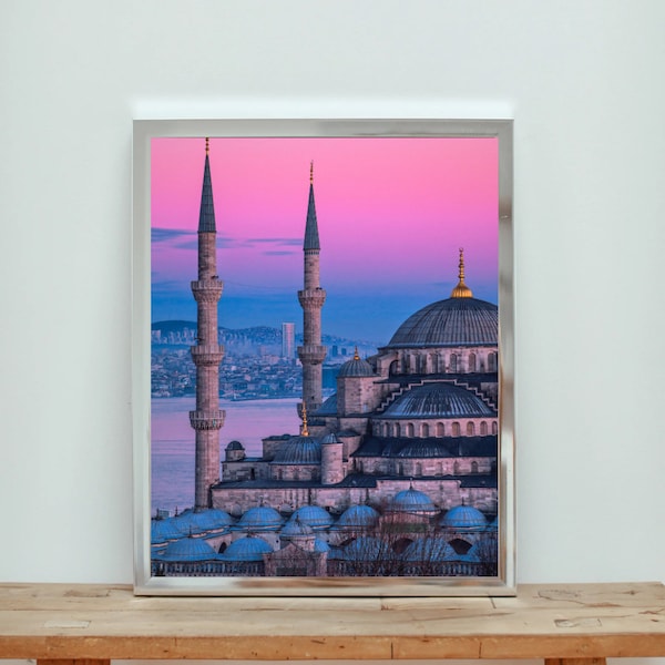 Istanbul digital Classic Photo with historical view // Printable due to high quality // Immediate download