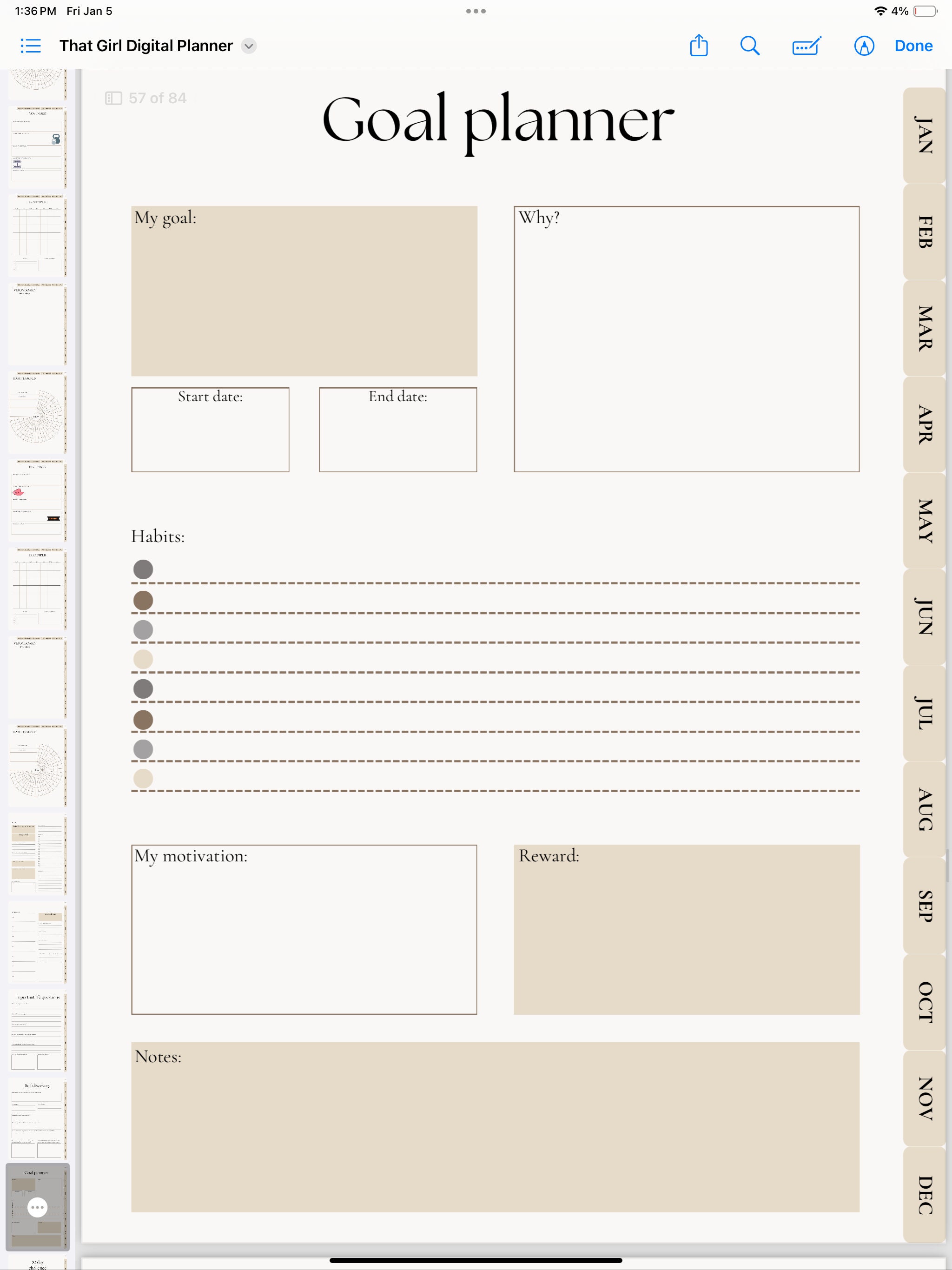 That Girl Planner, Updated Digital Planner 2024 - Etsy