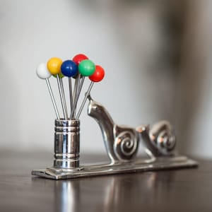 Présentoir à Pique Apéro Escargot En Barbotine (céramique Jaune) - JB