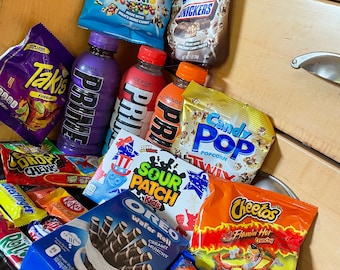 Prime USA Mystery Box Plus Candy Pop, Crisps, Limited KitKats & Candies