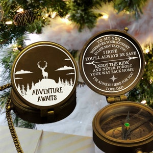Survival Compass, Navigation Compass, Capped Compass for Marines, Nautical Collections, Ancient Navigation Instrument, Camping Tools