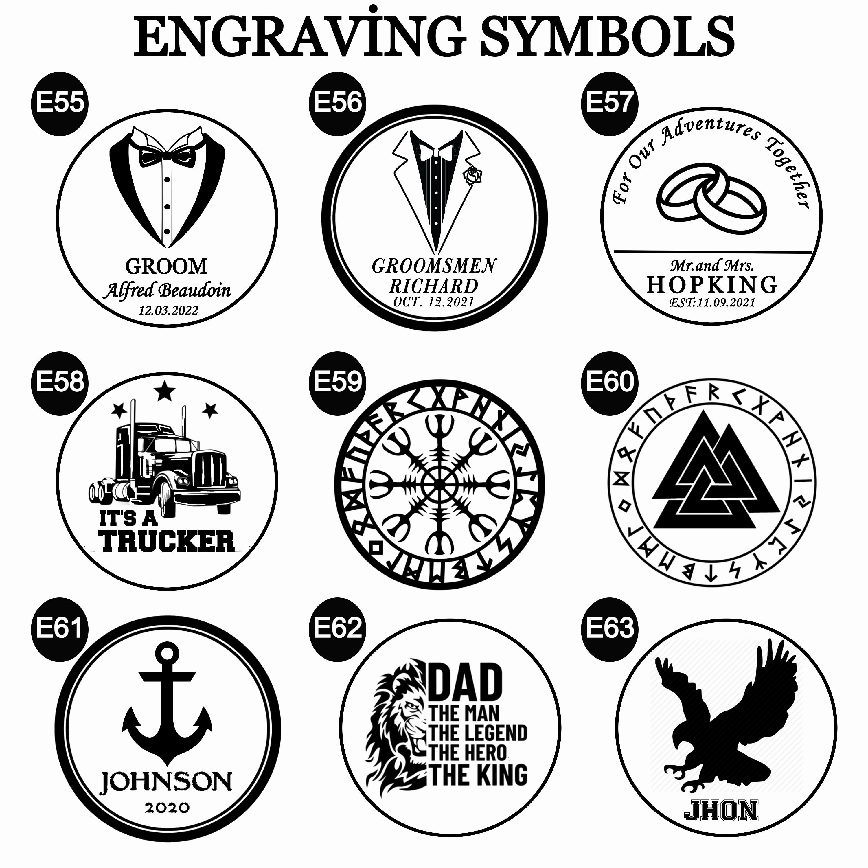 Nordic Compass Engraved Gift for Him, Norse Mythology Compass, Viking