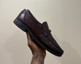 Vintage Leather Penny Loafers