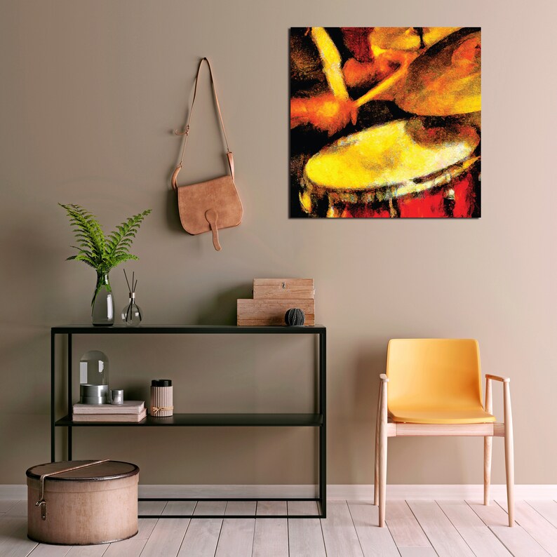 Jazz Drums Printable Music Wall Art, Set of 3 Jazz Music Decor, Musical