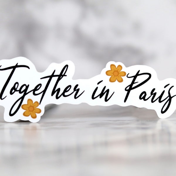 Together in Paris 3" Vinyl Sticker | Anastasia |