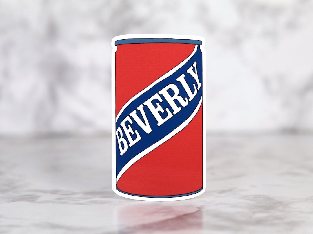 Beverly Soda Can 2.5 or 3 Vinyl Sticker Club Cool EPCOT Etsy