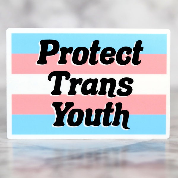 Protect Trans Youth 3" Vinyl Sticker