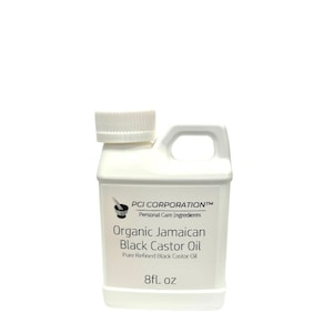 PackagingCo. Organic Jamaican Black Castor Oil 100% Pure Refined Black Castor Oil for Hair Growth Eyebrows Eyelashes | Skincare | Haircare