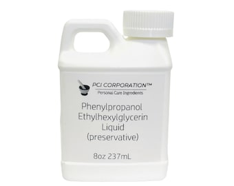 PCI Corp. Phenoxyethanol & Ethylhexylglycerin EHG, preservative, cosmetics, craft supplies, craft, cruelty free, cosmetics, natural