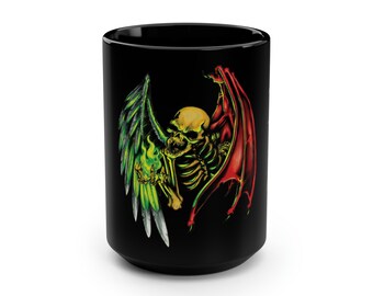 ART BERTIK's Dihedral Encounters EP - Black Mug, 15oz