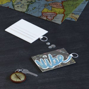 Graffiti Art VIBES -Saffiano Leather Card Holder