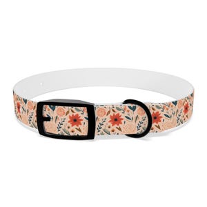 Floral Dog Collar - Stylish Pet Accessory, Perfect for Dog Lovers, Floral Print Collar, Adjustable Dog Collar, Gift for Pet Owners