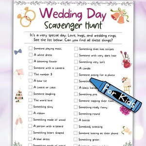 Juego de búsqueda del tesoro para bodas para niños, actividad de espionaje y búsqueda del tesoro, juego de fiesta infantil, imprimible para la hora del cóctel de recepción