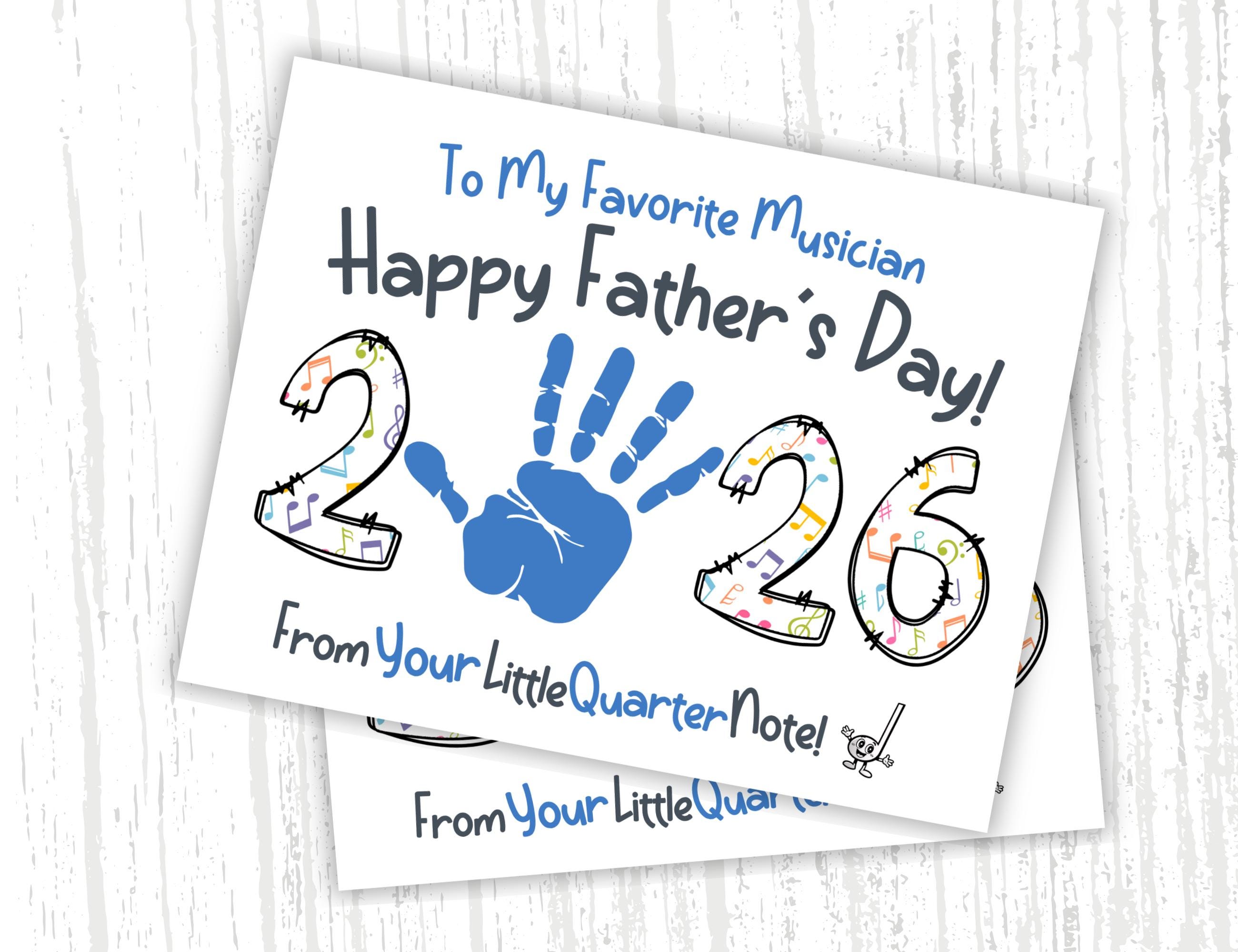 Father's Day Handprint Craft 2026, Toddler Daycare Kindergarten…