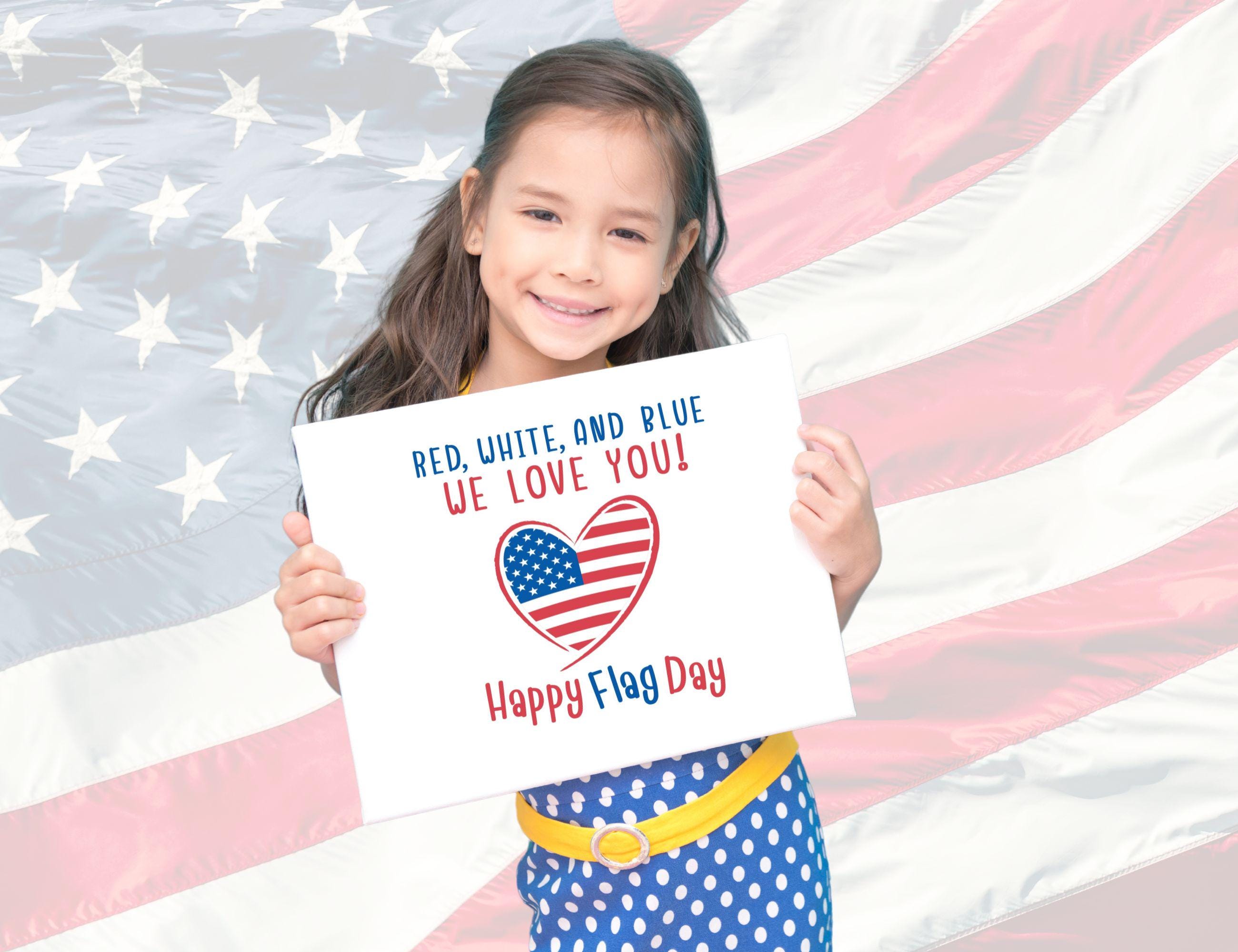 Flag Day Handprint Craft for Kids 2026, Toddler Daycare Kindergarten ...