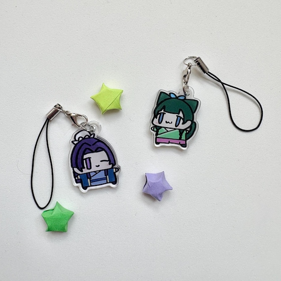 Apothecary Diaries Acrylic Phone Charms - Maomao, Jinshi