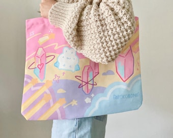 Pink Magical Bunny Tote Bag