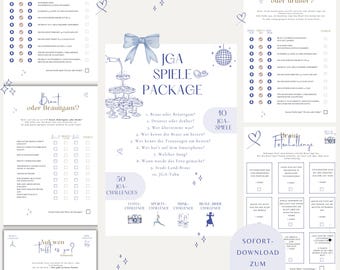 JGA Games Set to Print / Bachelor Party Game / JGA Women