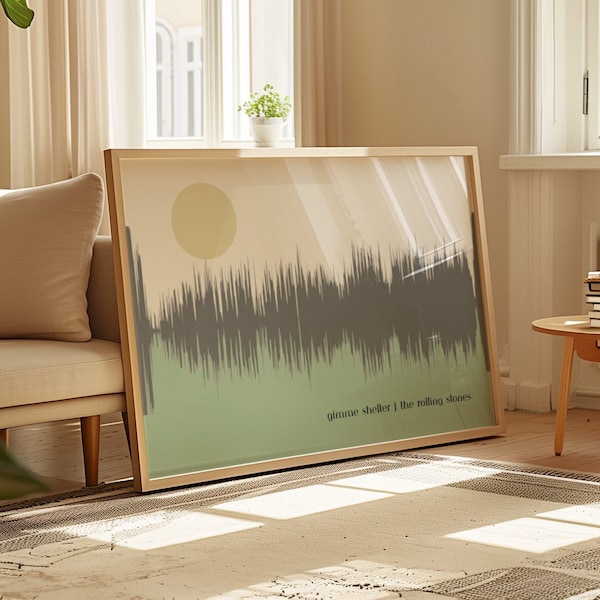 Soundwave Art Print Custom Song Lyric Print Personalised Music Poster Favourite Song Sound Wave Print Wedding Gift Paper Anniversary Gift