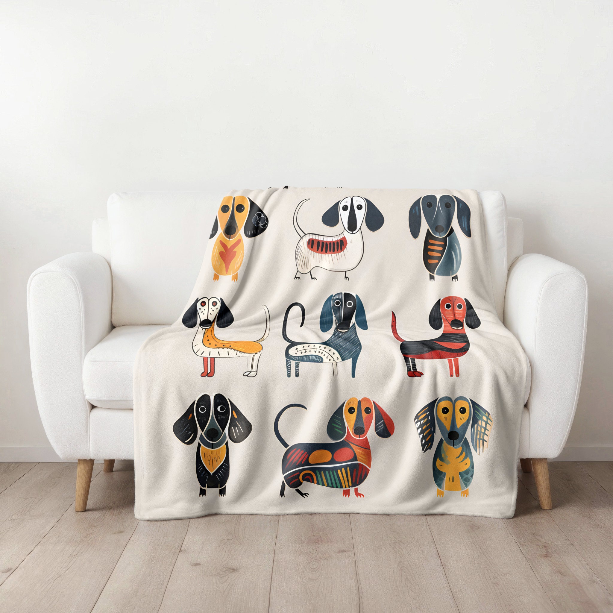 Dachshund Blanket Etsy